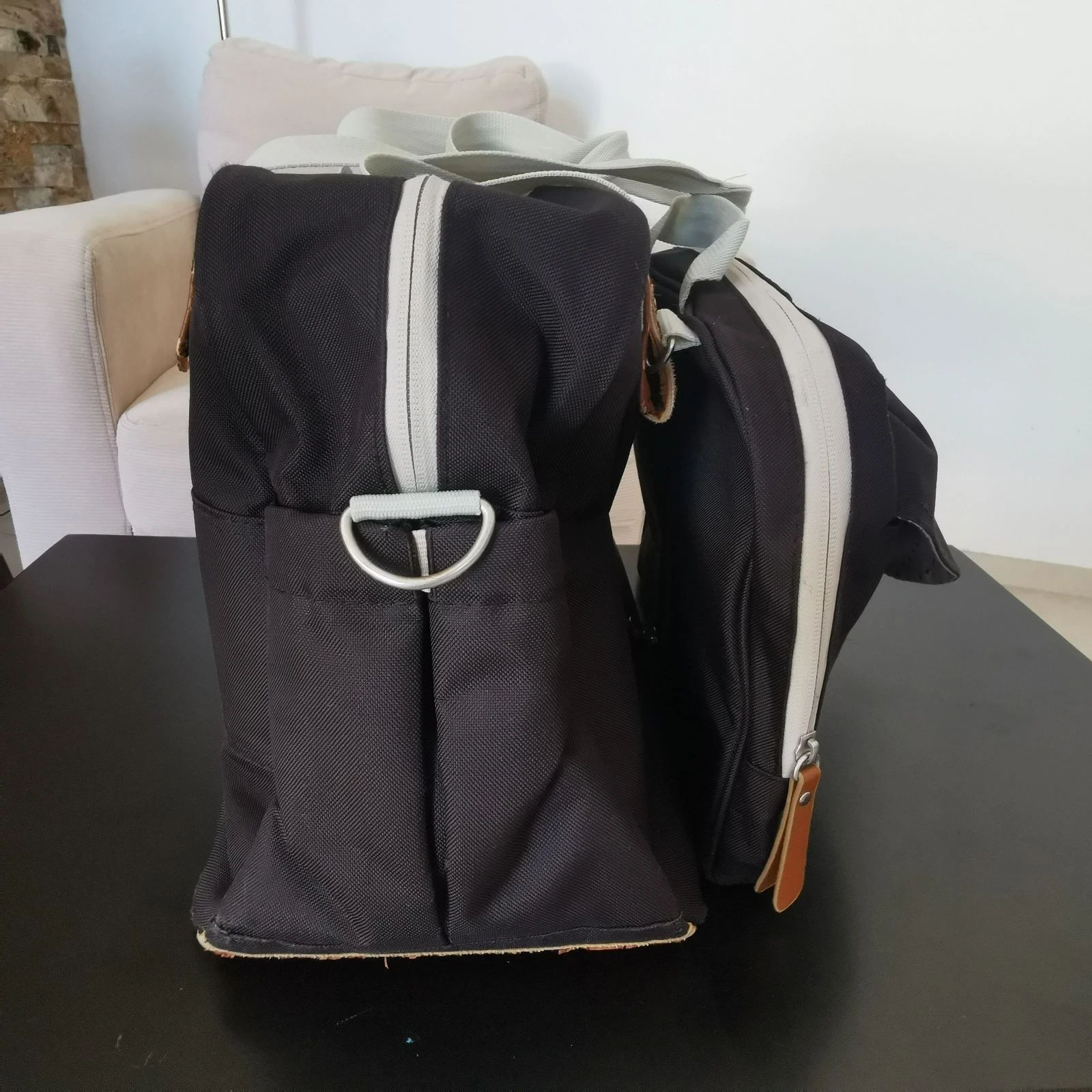 Bolsa de fraldas Béaba com bolseta combinada – Lavada e conservada – photo 4